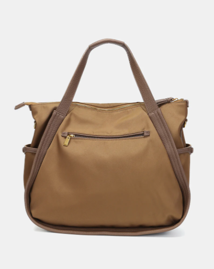 Bolso shopper camel - Imagen 4