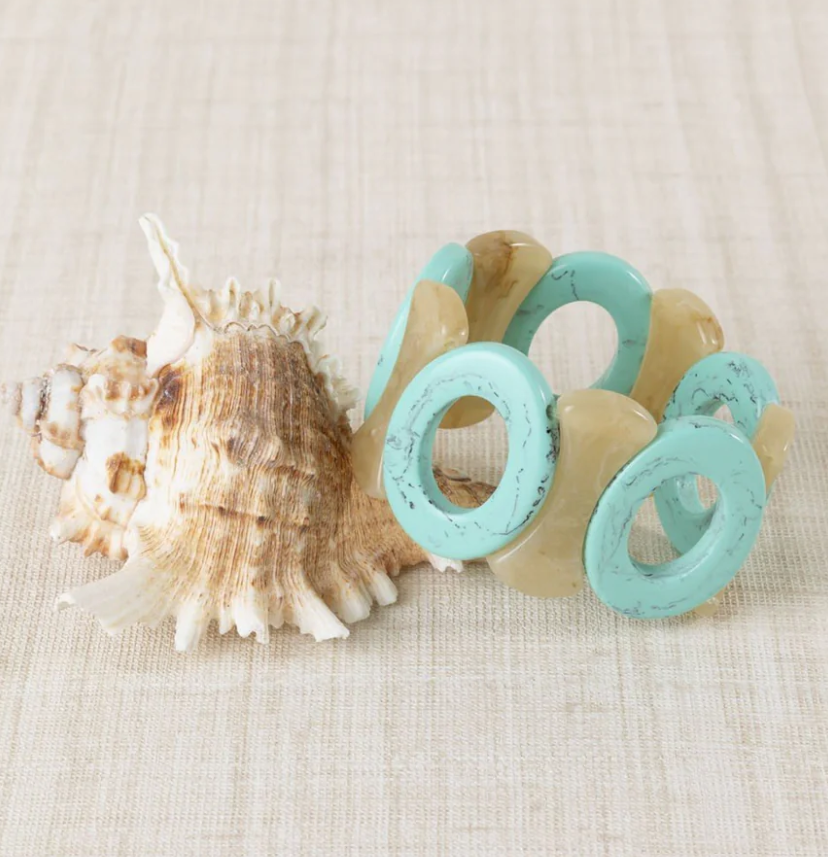 Pulsera resina turquesa - Imagen 2