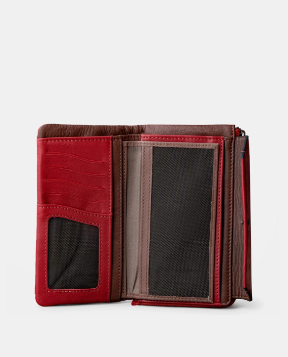 Cartera grande roja - Imagen 5